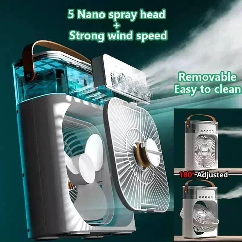 Ventilateur Rafraîchisseur 3-en-1