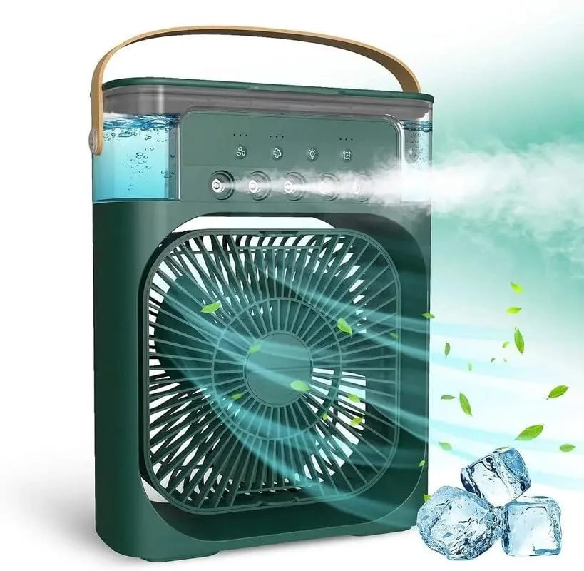 Ventilateur Refroidisseur Portable 3-en-1 – Climatiseur & Humidificateur de Bureau