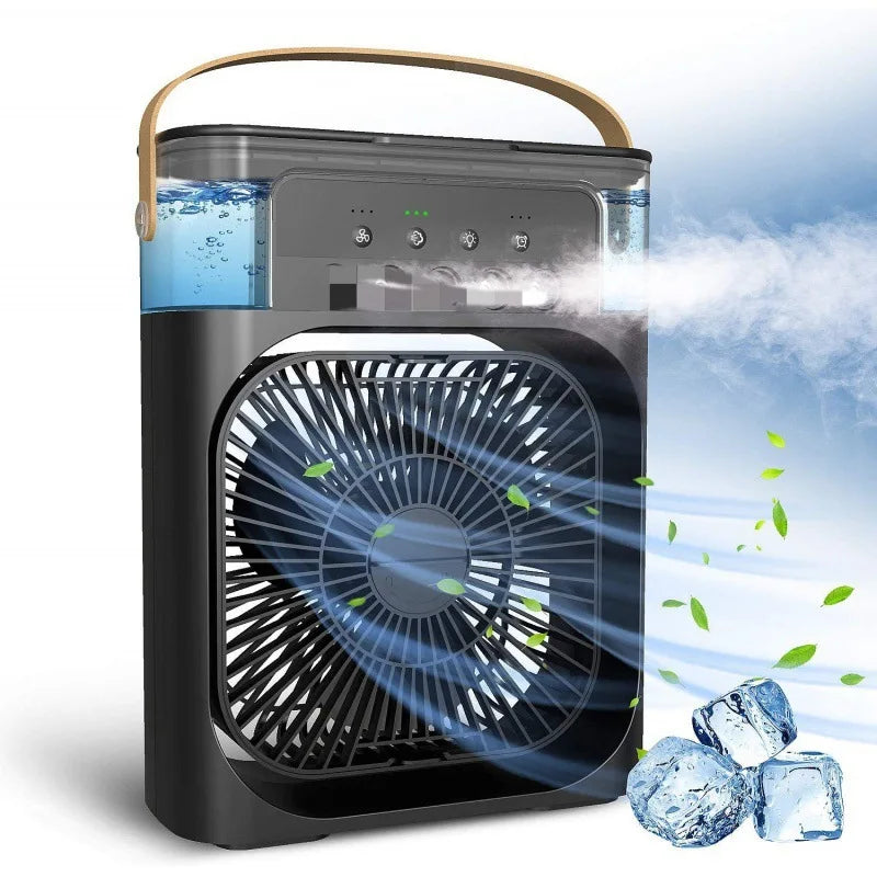 Ventilateur Refroidisseur Portable 3-en-1 – Climatiseur & Humidificateur de Bureau