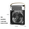 Ventilateur Rafraîchisseur 3-en-1 — Portable avec LED 7 Couleurs