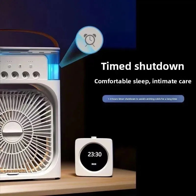 Ventilateur 3-en-1 Xiaomi – Climatiseur, Humidificateur & Veilleuse LED Portable