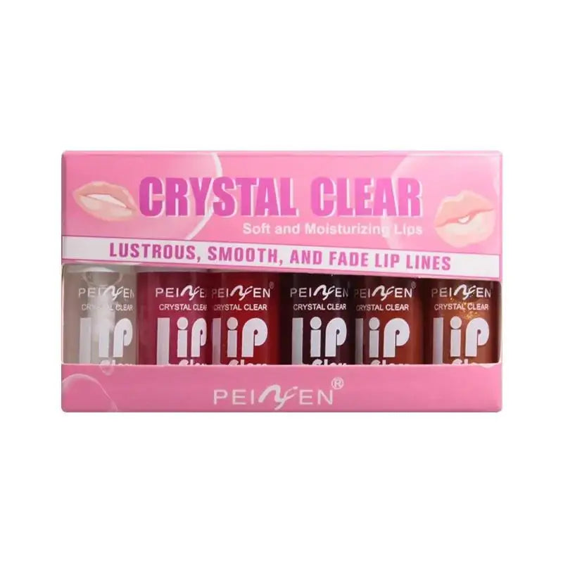 Coffret 6 Gloss Miroir – Lèvres Hydratées & Brillantes